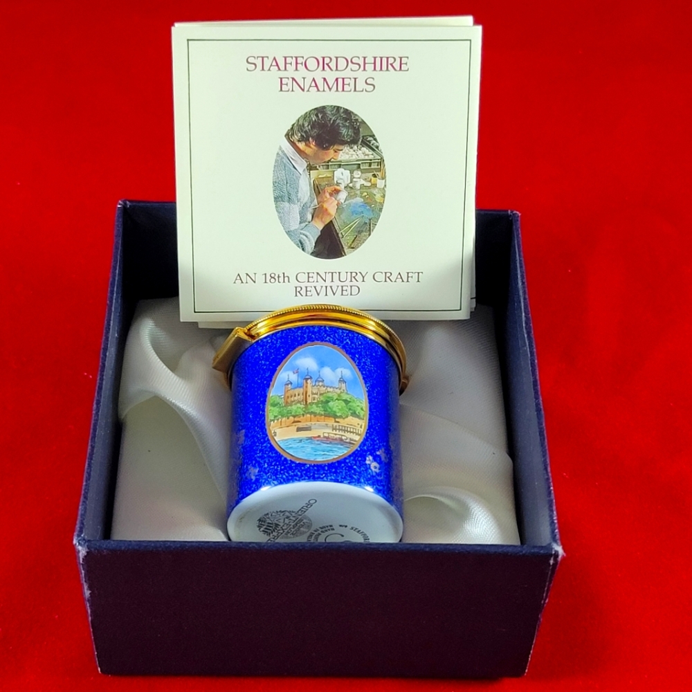 VINTAGE COLECTIBAL VENICE SIMPLON ORIENT EXPRESS TRINKET BOX IN THE ORIGINAL BOX